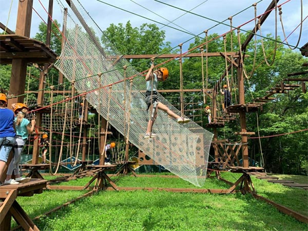 Веревочный парк в детском лагере Энергетик открыт - г. Хабаровск